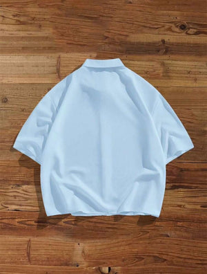 Chemise à manches courtes oversize