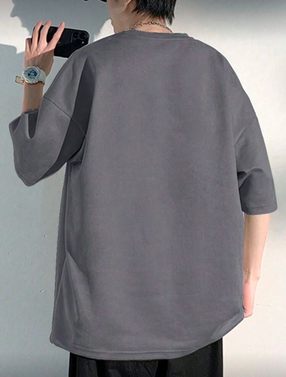 T-shirt Oversize en coton, coupe oversize