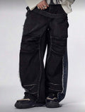 Pant Jeans noir coupe Oversize