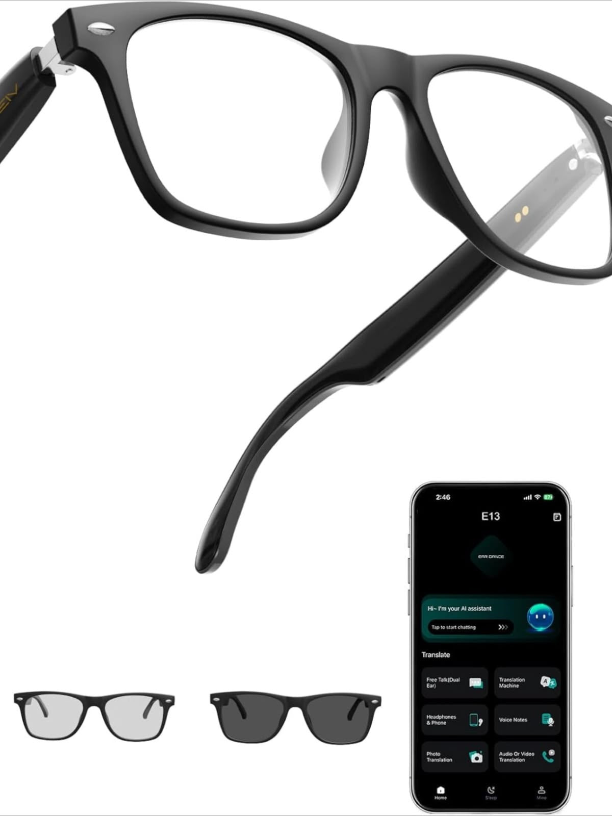 Lunettes intelligentes connectées
